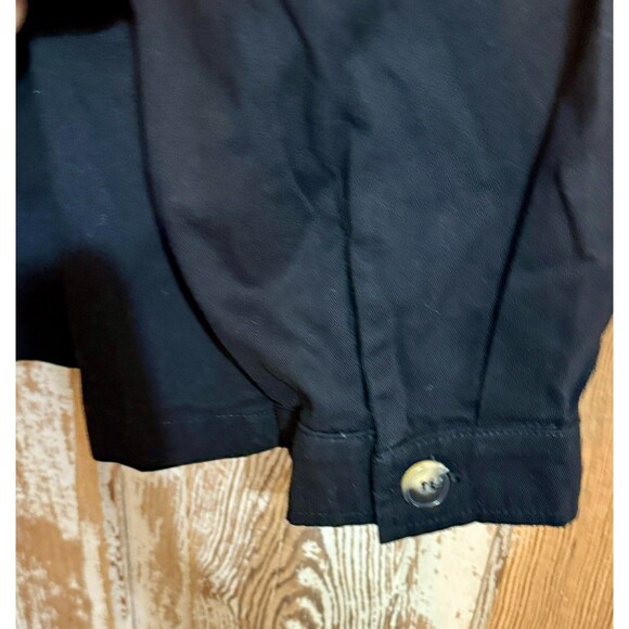 Women's New Look Cotton Twill Button Up Jacket - Black - Size 3X - Picture 3 of 5